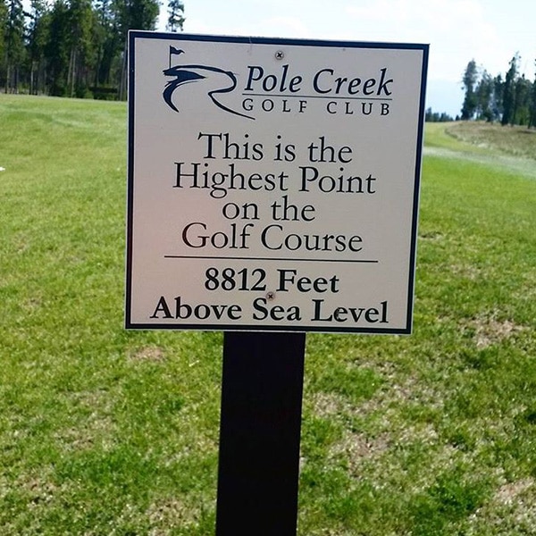 photo:instagram@dmangano88 Pole Creek Golf Course
