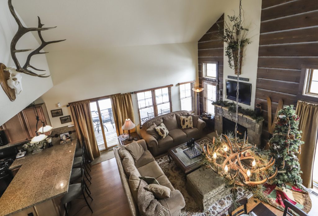 View from the loft, Winter Park Cabin