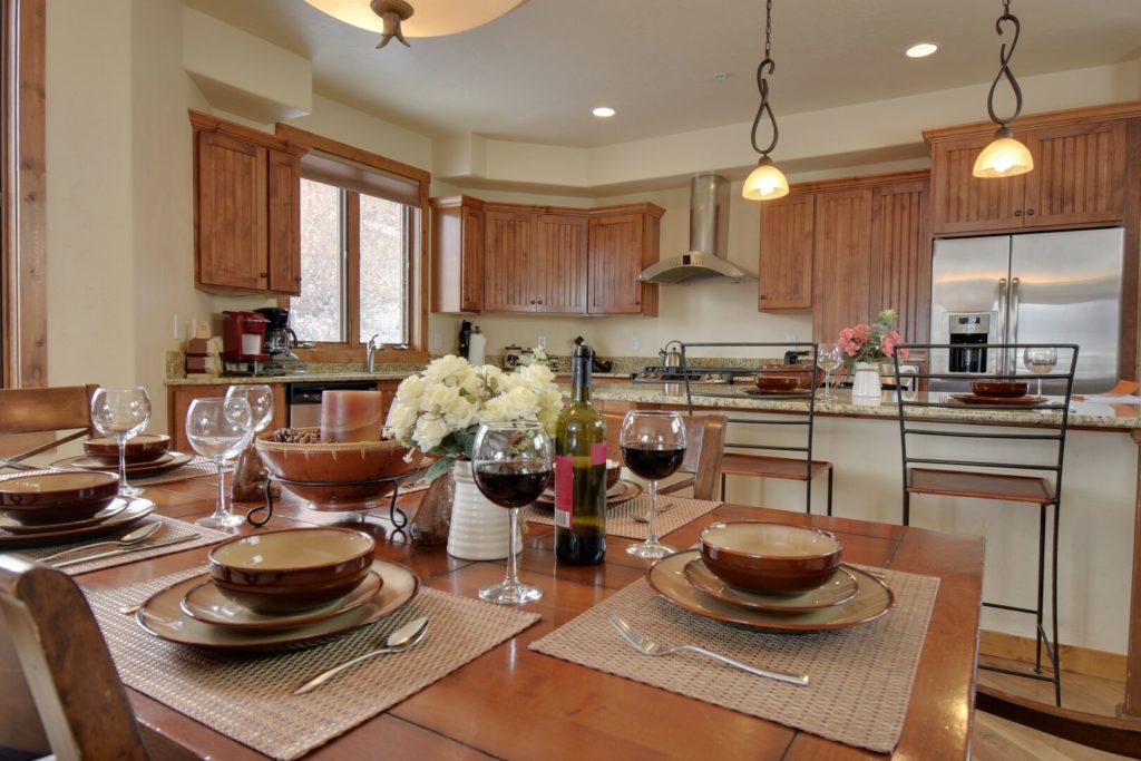 Photo of kitchen at lower bear crossing vacation rental