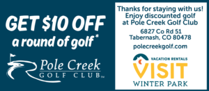 Get $10 off golf when you stay with us!